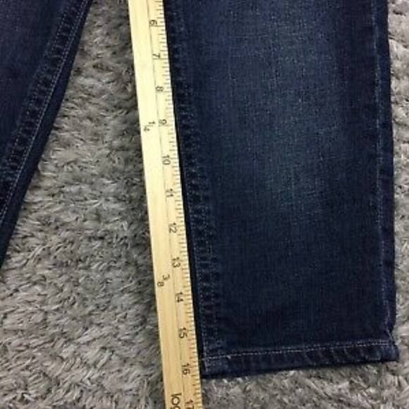 Seven7 Dojo Capri Jeans Womens Size 2 Blue Denim Dark Wash Stretch - Picture 9 of 11